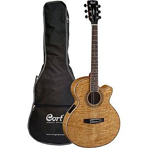 Cort SFX AB NAT Acoustic Electric Guitar w/Bag