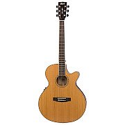 Cort SFX CED NAT Acoustic Electric Guitar w/Bag