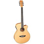 Tanglewood DBT SFCE FMH Super Folk Acoustic Electric Guitar w/Bag