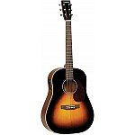 Tanglewood TW40 SD VS E Slope Shoulder Dreadnought Acoustic Electric Guitar w/ Case