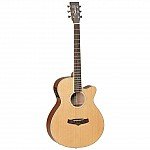 Tanglewood TW9 E Super Folk Cutaway Acoustic Electric Guitar with Bag