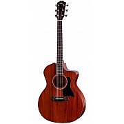 Taylor 224CE Special Edition Mahogany Acoustic Electric Guitar w/ Bag, Blackwood Stain