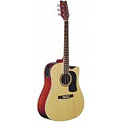 Washburn D10SCE Cutaway Dreadnought Acoustic-Electric Guitar