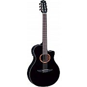 Yamaha NTX1 BL Thinline Acoustic Electric Nylon String, Black