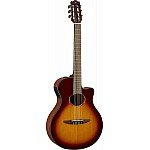 Yamaha NTX1 BS Acoustic Electric Nylon String Guitar, Brown Sunburst