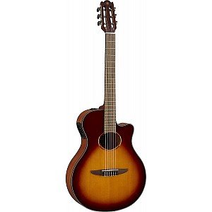 Yamaha NTX1 BS Acoustic Electric Nylon String Guitar, Brown Sunburst