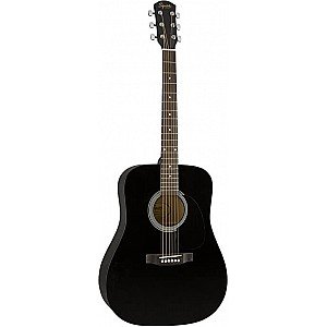 Squier SA 150 Dreadnought Acoustic Guitar Gloss Black Finish