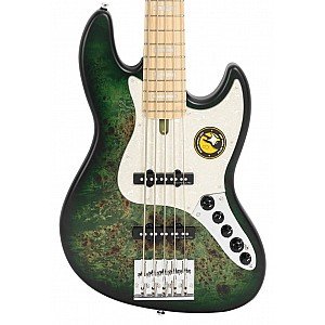 Sire Marcus Miller V7 Swamp Ash Reissue 4string Bass Guitar, Transparent Green Satin