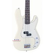Vintage V4VW Vintage White Electric Bass