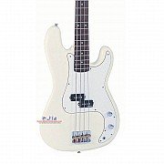 Vintage V4VW Vintage White Electric Bass