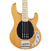 Vintage V964NAT Reissued Eastern Poplar Body 4 String Active Bass, Natural 