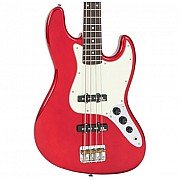 Vintage VJ74 Reissued Sunset Candy Apple Red Electric Bass -VJ74CAR-