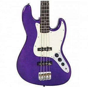 Vintage VJ74PL Purple Electric Bass