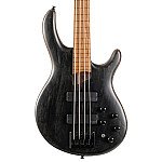 Cort Artisan B4 Element Fretless OPTB Electric Bass, Open Pore Trans Black