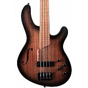 Cort Artisan B4FL MHPZ OPTA Fretless 4 String Electric Bass Guitar, OPTB