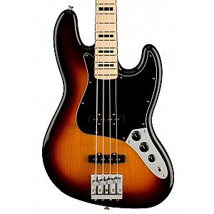 Fender Geddy Lee Jazz Bass Guitar, Maple FB, 3 Tone Sunburst