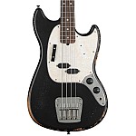 Fender JMJ Road Worn Mustang Bass, Black