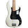 Fender Made in Indonesia Standard Precision Bass Olympic White Maple FB Electric Bass