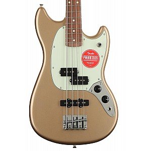 Fender Player Mustang PJ Bass Pau Ferro FB Firemist Gold