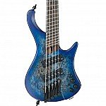 Ibanez Workshop EHB1505MS Electric Bass Guitar, Pacific Blue Burst Flat