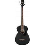 Ibanez PCBE14MH Acoustic Electric Bass, Weathered Black