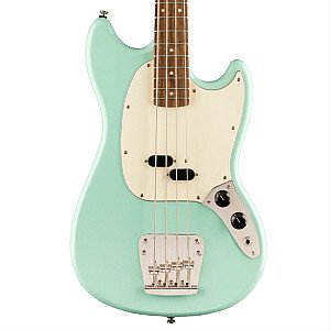 Squier Classic Vibe 60s Mustang Bass Guitar, Laurel FB, Seafoam Green New 2021