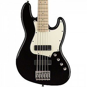 Squier Contemporary 5 String Active Jazz Bass HH, Maple Fingerboard, Black New 2021