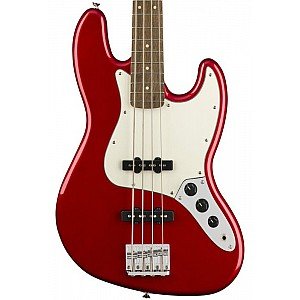 Squier Contemporary Jazz Bass Laurel FB Electric Bass Guitar, Dark Metallic Red New 2021