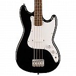 Squier Sonic Bronco Bass Guitar w/White Pickguard, Laurel FB, Black