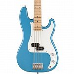 Squier Sonic Precision Bass Guitar w/White Pickguard, Maple FB, California Blue