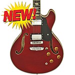 Aria Pro II TA Classic Semi Hollow Electric Guitar in Wine Red