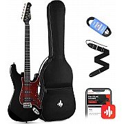 Donner DST 200 Solid Body Electric Guitar for Beginner, Single Coil Split System, Bonus Bag, Cable and Strap