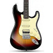 Donner DST 600 6 String Electric Guitar with HSS Pickup, Sunburst