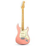 Donner DST 600 6 String Electric Guitar with SSS Pickup, Shell Pink