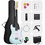 Donner DST 80 Classic SSS Pickup Electric Guitar Complete, Surf Green 
