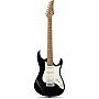Donner DST 550B Electric Guitar Solid Double cut Poplar Body with Bag, Black
