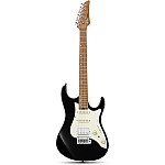 Donner DST 550B Electric Guitar Solid Double cut Poplar Body with Bag, Black