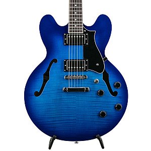 Heritage Ascent+ Collection H 535 Electric Guitar, Royal Blue Burst