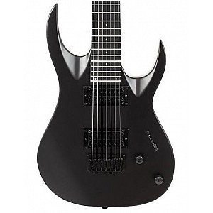 S by Solar AB4.7CE Carbon Black 7 String Baritone Electric Guitar