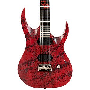 Solar Guitars A2.6 Canibalismo+ Blood Red Open Pore with Blood Splatter Electric Guitars