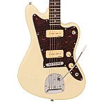 Vintage V65VVW ReIssued Vibrato Electric Guitar, Vintage White