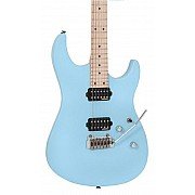 Vintage V6M24 Reissued MN Laguna Blue Electric Guitar -V6M24LB-