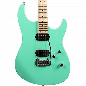 Vintage V6M24 Reissue MN Ventura Green Electric Guitar -V6M24VG-