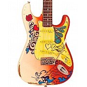 Vintage Icon V6 Thomas Blug Signature Electric Guitar, Summer of Love -V6MRHDX-