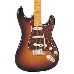 Vintage V6MSSB Reissued Stratocaster MN Sunburst Electric Guitar