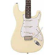 Vintage V6VW ReIssued Electric Guitar, Vintage White