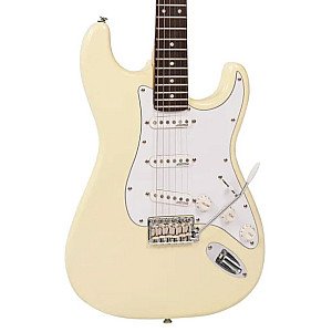 Vintage V6VW ReIssued Electric Guitar, Vintage White