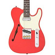 Vintage V72FR ReIssued Electric Guitar, Firenza Red