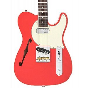 Vintage V72FR ReIssued Electric Guitar, Firenza Red