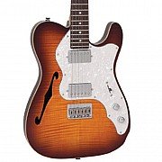 Vintage V72FTB Reissued Series Electric Guitar Flame Tobacco Burst
